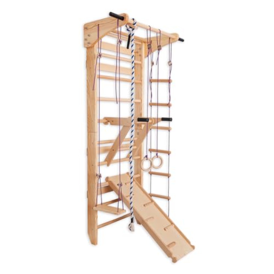 Gymnastic Ring Wood - Papan Dinding Tangga Swedia untuk penggunaan