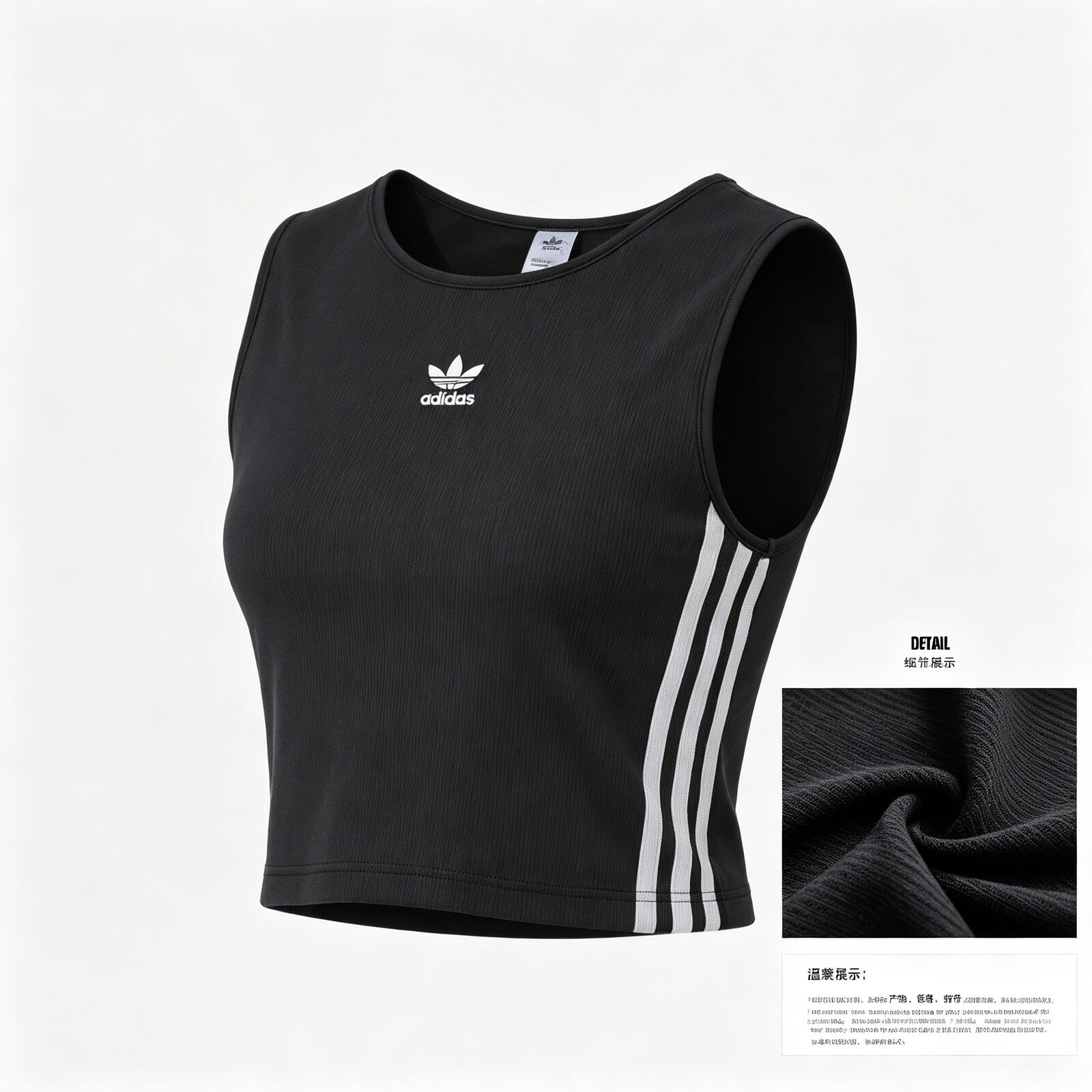 Crossfit Yoga - Rompi Olahraga Wanita Adidas Trefoil Baru