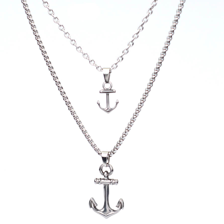 Battle Rope Anchor - Kalung Jangkar Hiphop untuk Pria 2