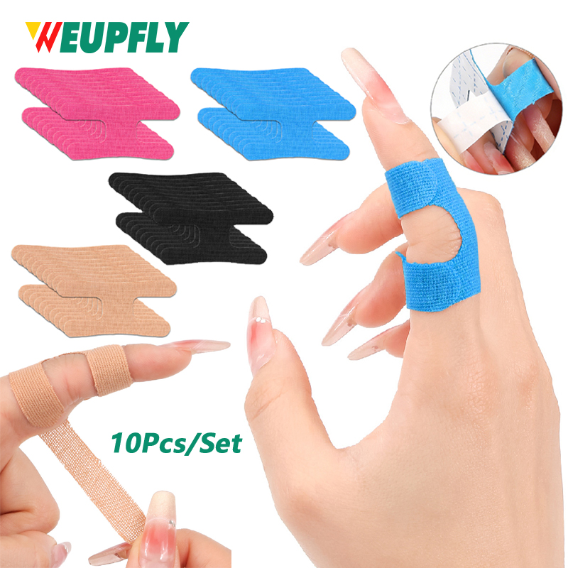 Finger Tape Athletic - 10 Buah Pita Kinesiologi untuk Jari,
