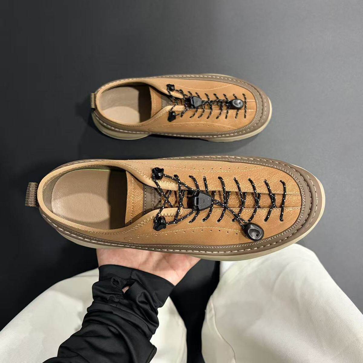 Crossfit Hard - Sepatu Kasual Pria Tali Elastis Bagian
