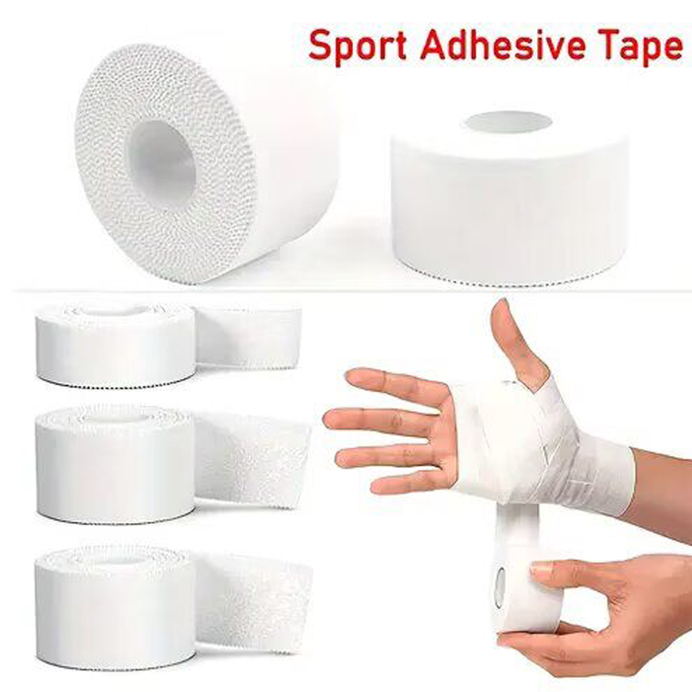 Finger Tape Athletic - 3 Gulungan Pita Kasa Perban Atletik