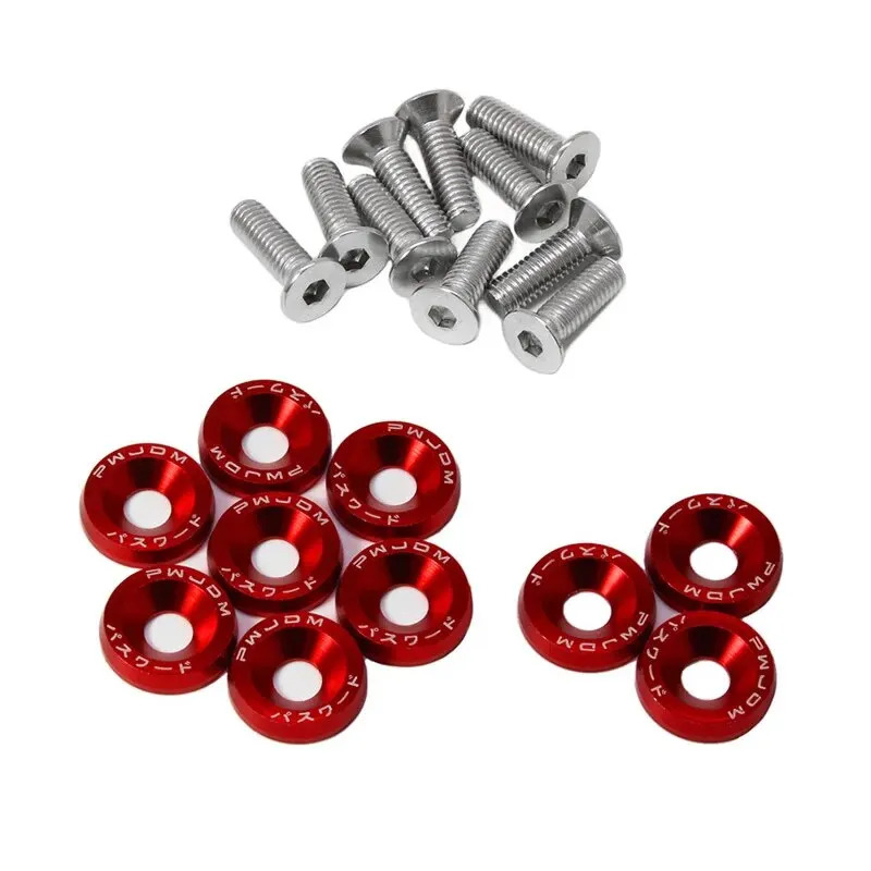 Bumper Plate 10Kg - 10 PCS M6 Pengikat Mobil Washer