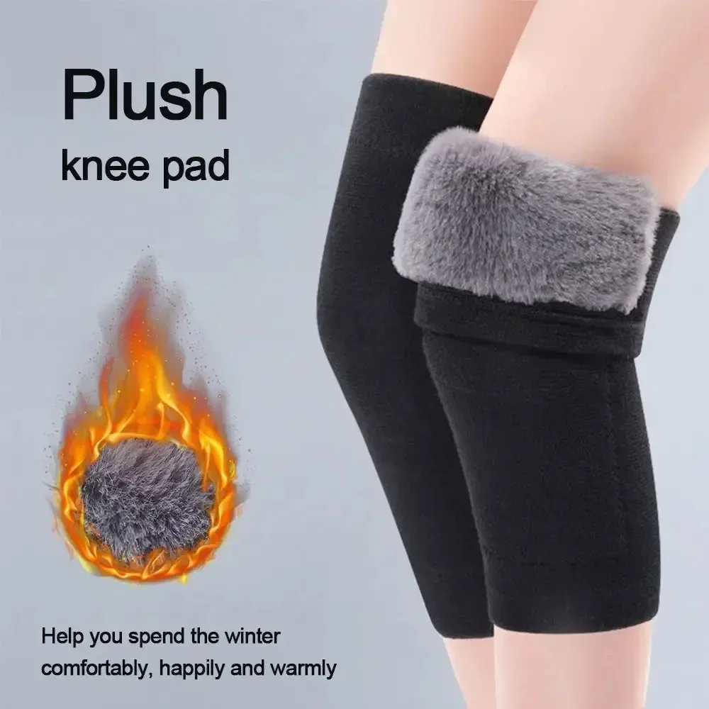 Knee Sleeve Pair - Pelindung Lutut Bulu Kelinci untuk Musim