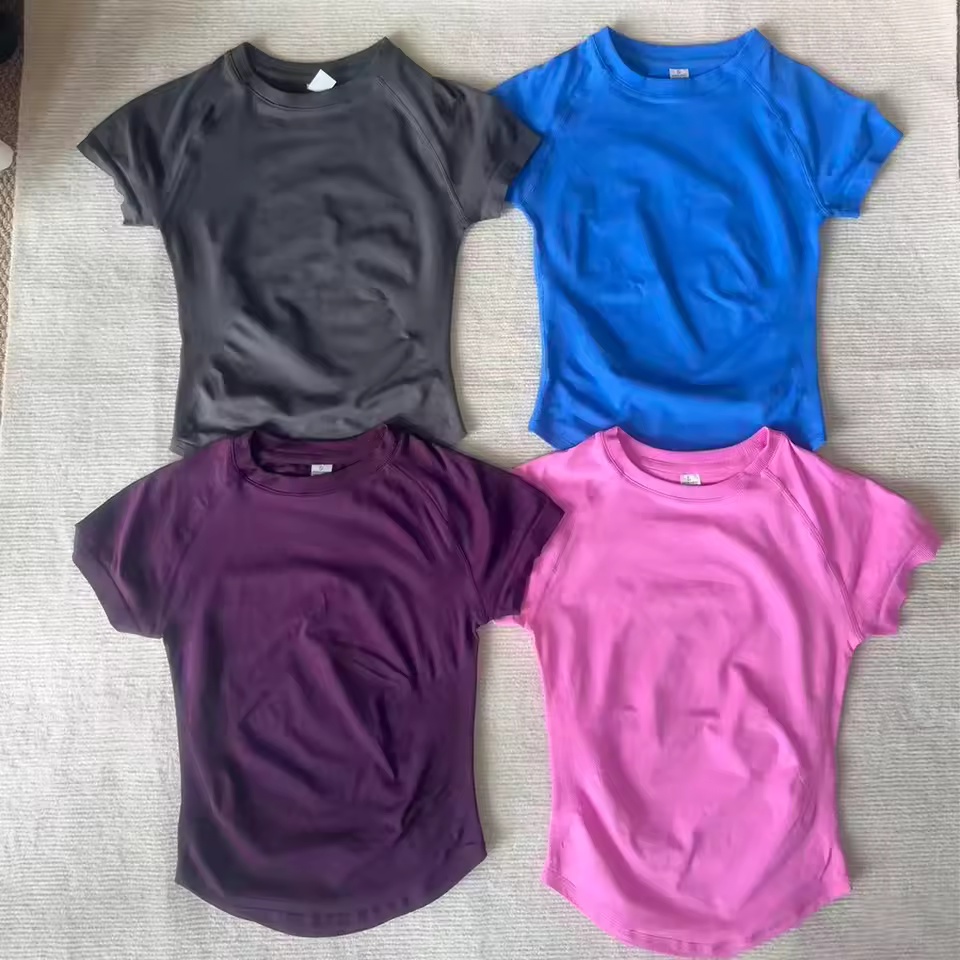 Crossfit Yoga - Kaos Olahraga Wanita Fitness Impact Lengan