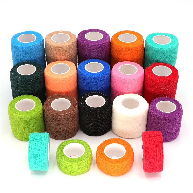 Finger Tape Athletic - 6 Buah Perban Elastis Berperekat Warna-warni