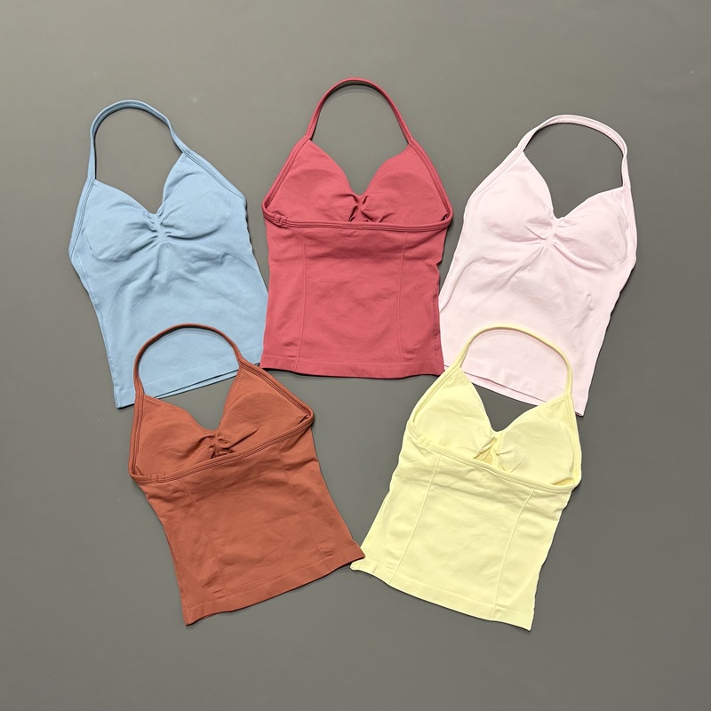 Tank Top Olahraga Wanita Tanpa - Crossfit Yoga ulasan dan harga