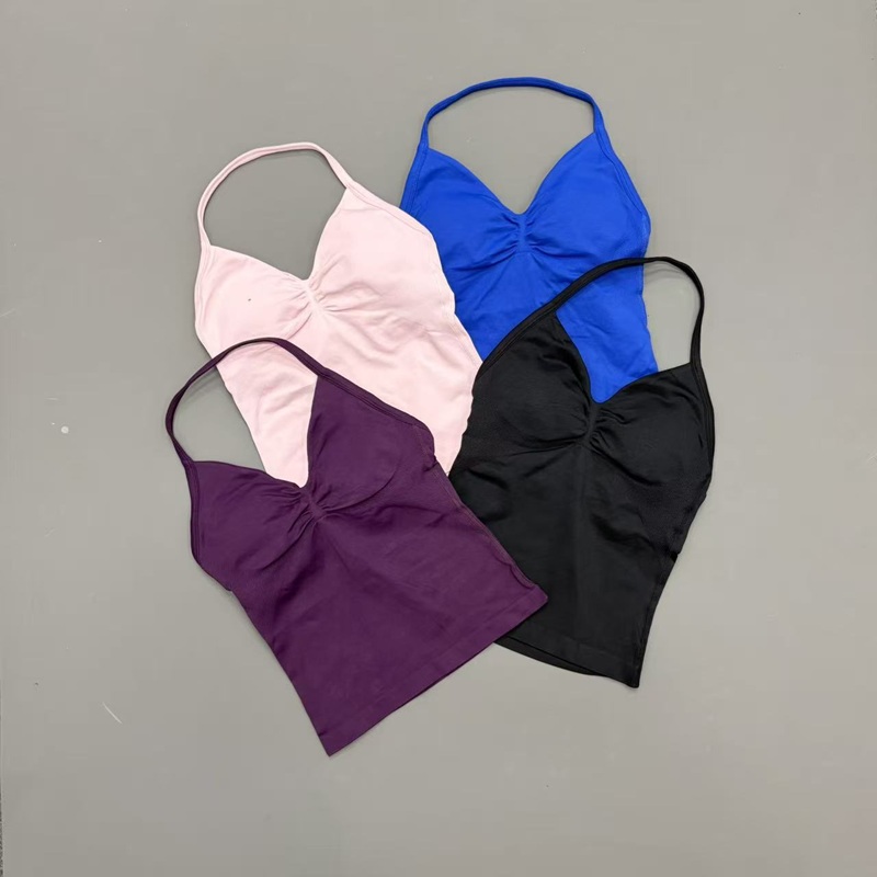 Tank Top Olahraga Wanita Tanpa - Crossfit Yoga ulasan dan harga