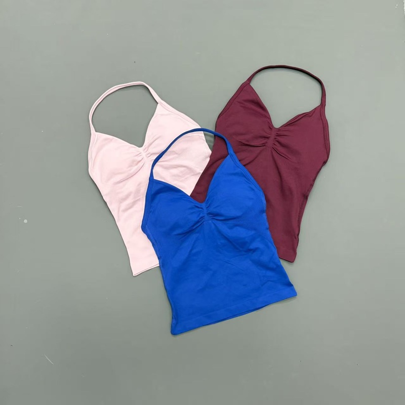 Tank Top Olahraga Wanita Tanpa - Crossfit Yoga ulasan dan harga
