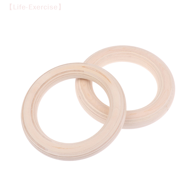 2 Buah/Pasang Cincin Kayu Cinc - Gymnastic Ring Wood ulasan dan harga