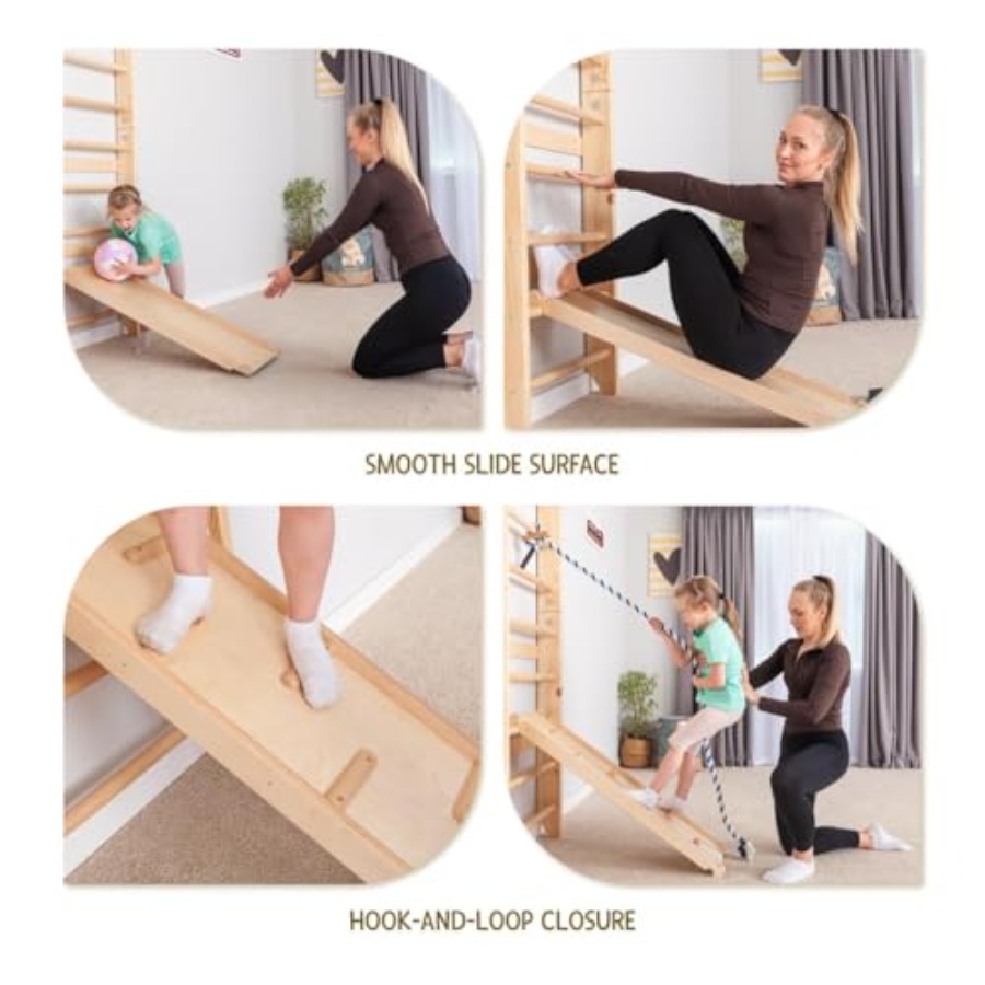 Papan Dinding Tangga Swedia un - Gymnastic Ring Wood ulasan dan harga