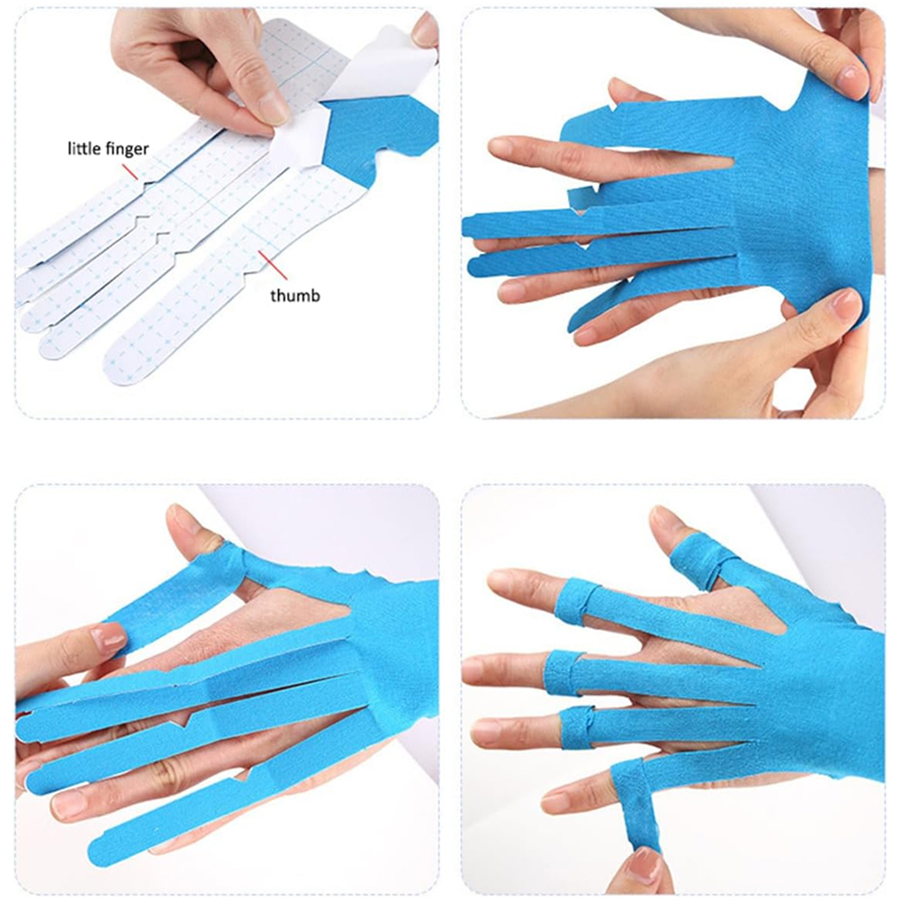 5 Buah Pita Kinesiologi Precut - Finger Tape Athletic ulasan dan harga