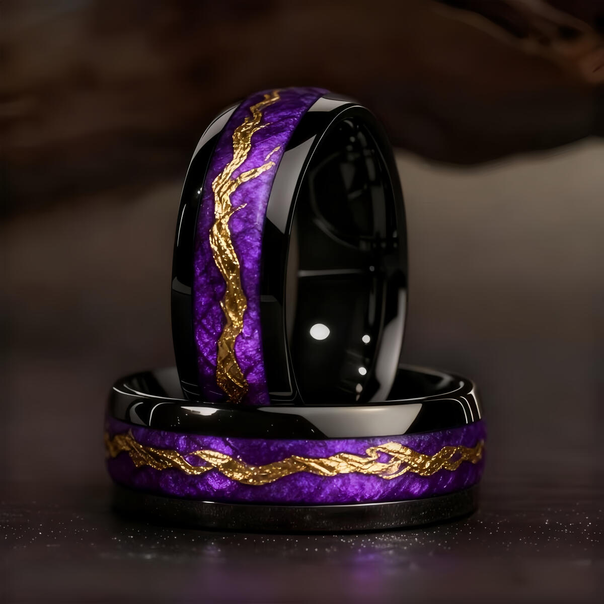 Cincin Pria Fashion Hitam dari - Gymnastic Ring Wood ulasan dan harga