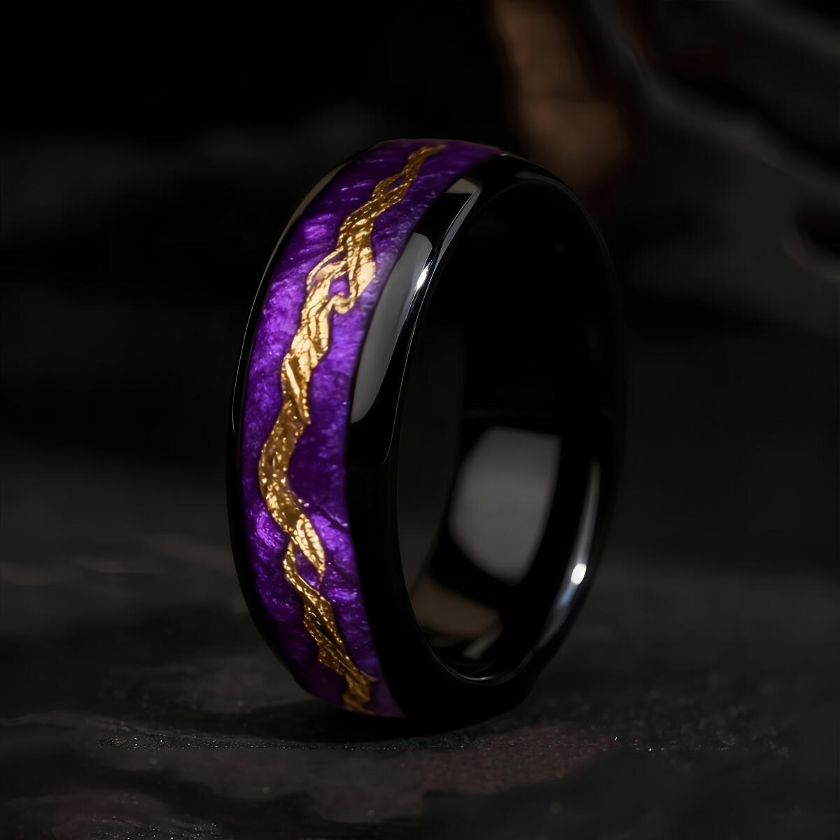 Cincin Pria Fashion Hitam dari - Gymnastic Ring Wood ulasan dan harga