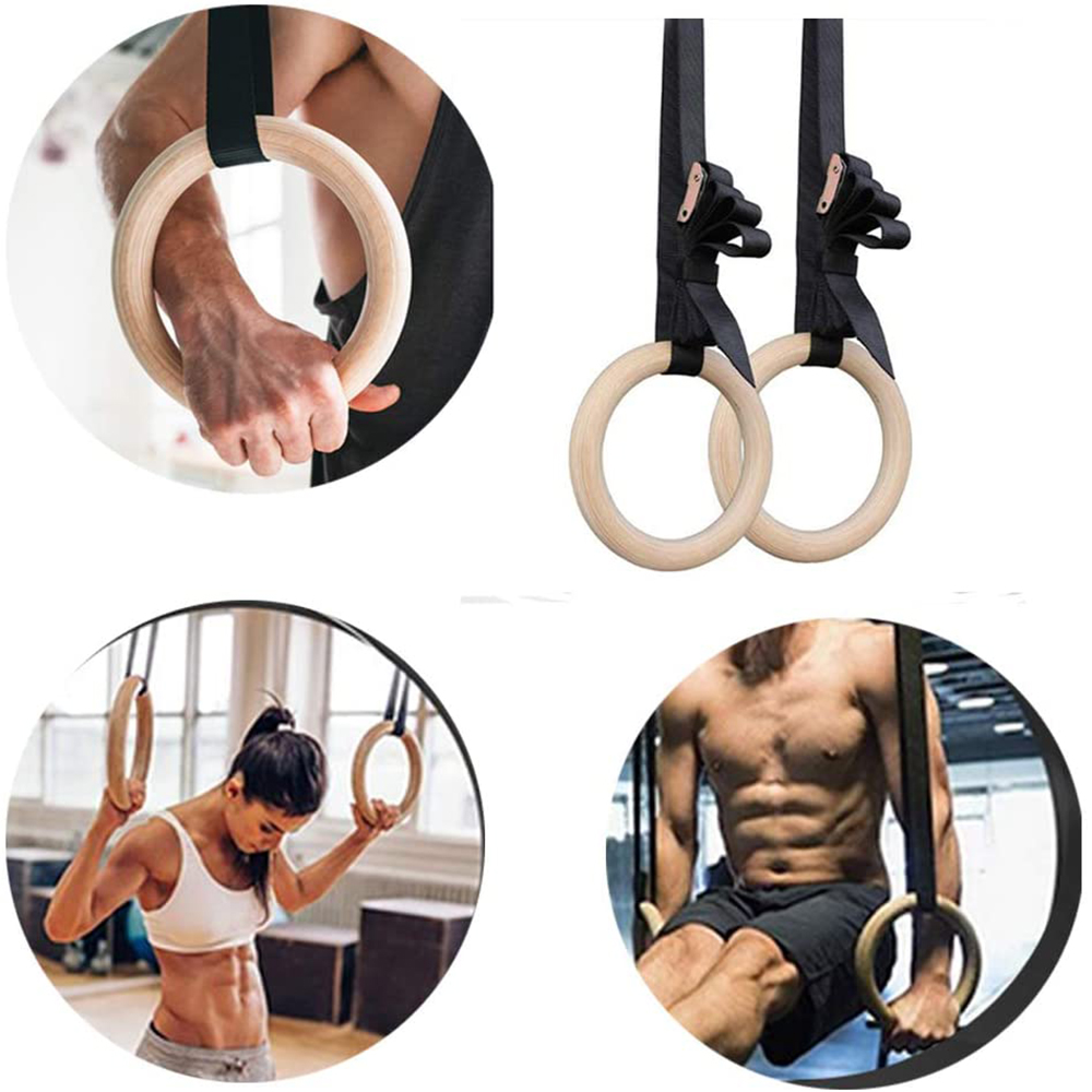 Cincin senam kayu Kebugaran 28 - Gymnastic Ring Wood ulasan dan harga