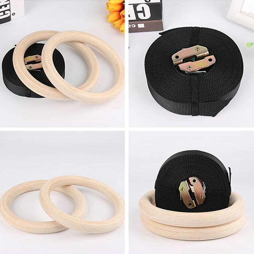 Cincin senam kayu Kebugaran 28 - Gymnastic Ring Wood ulasan dan harga