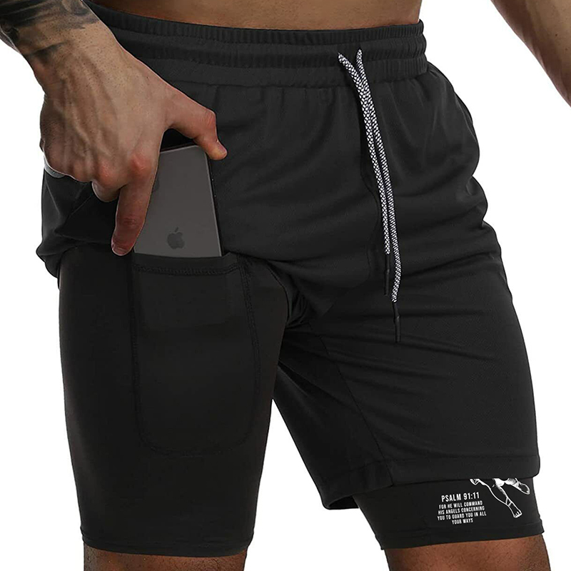 Celana Pendek Olahraga 2 in 1  - Crossfit Gym ulasan dan harga