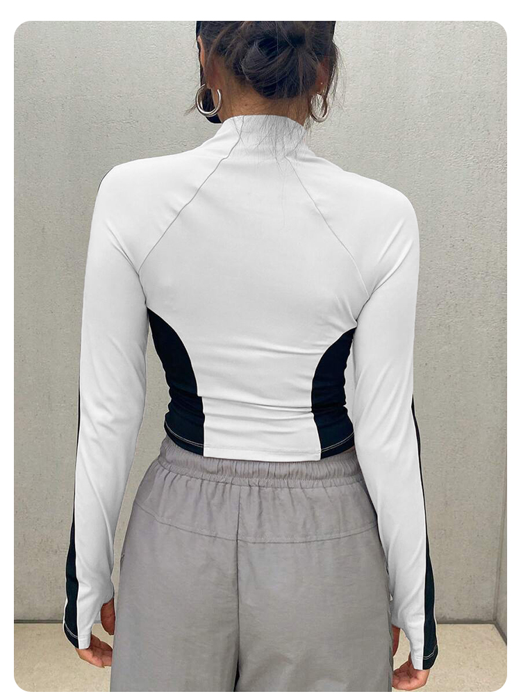 Pakaian Yoga Jaket Kerah Berdi - Crossfit Yoga ulasan dan harga
