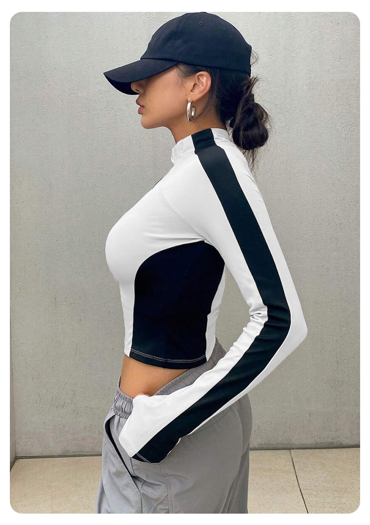 Pakaian Yoga Jaket Kerah Berdi - Crossfit Yoga ulasan dan harga