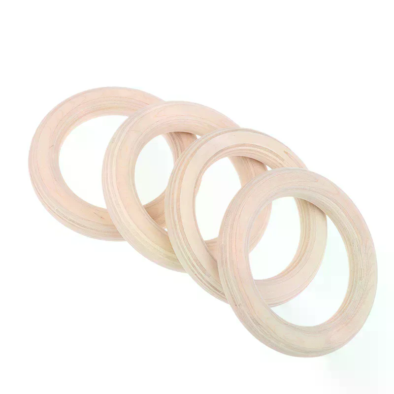 2 Buah Cincin Kayu Portabel un - Gymnastic Ring Wood ulasan dan harga