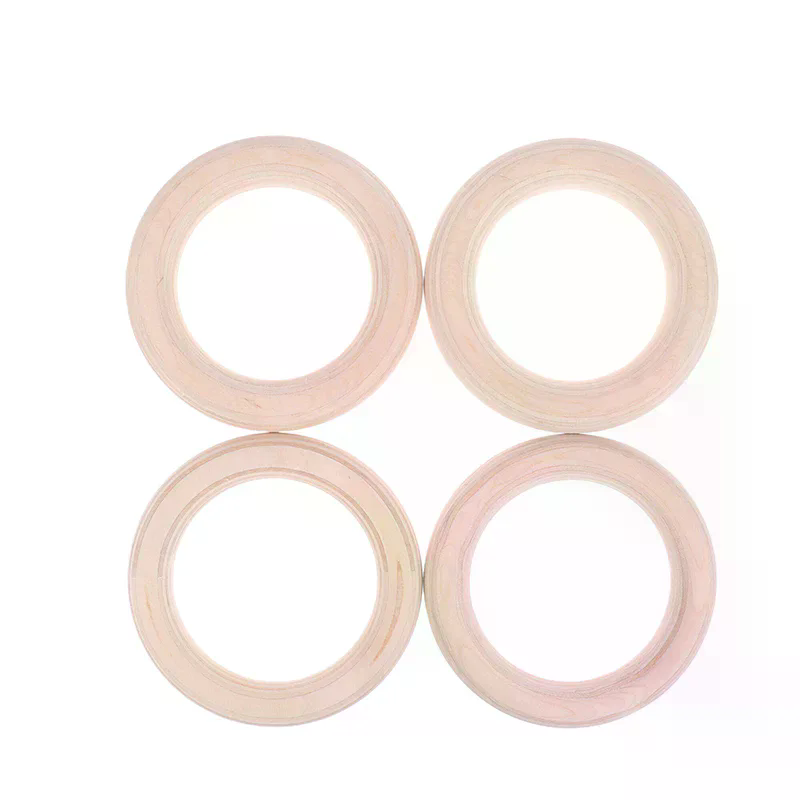 2 Buah Cincin Kayu Portabel un - Gymnastic Ring Wood ulasan dan harga