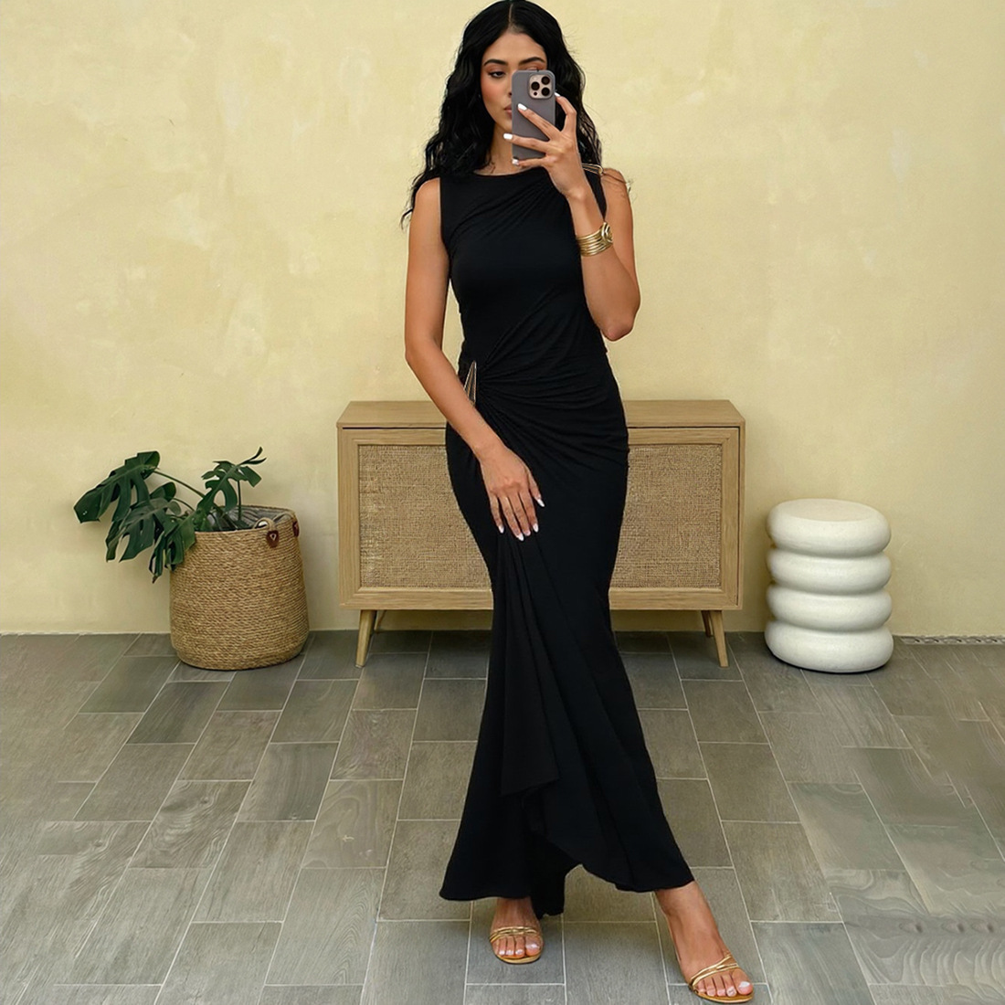 Gaun rok lilit berhias logam r - Crossfit Ga ulasan dan harga
