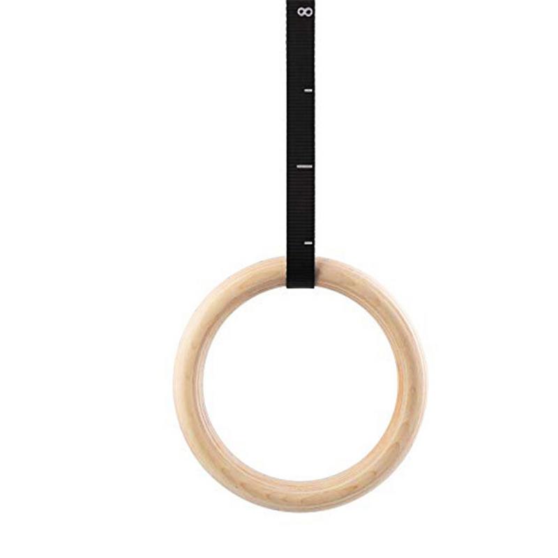 1 Buah Cincin Senam Kayu Birch - Gymnastic Ring Wood ulasan dan harga