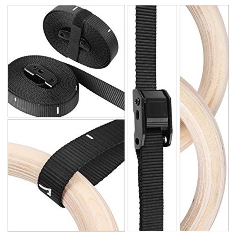 1 Buah Cincin Senam Kayu Birch - Gymnastic Ring Wood ulasan dan harga