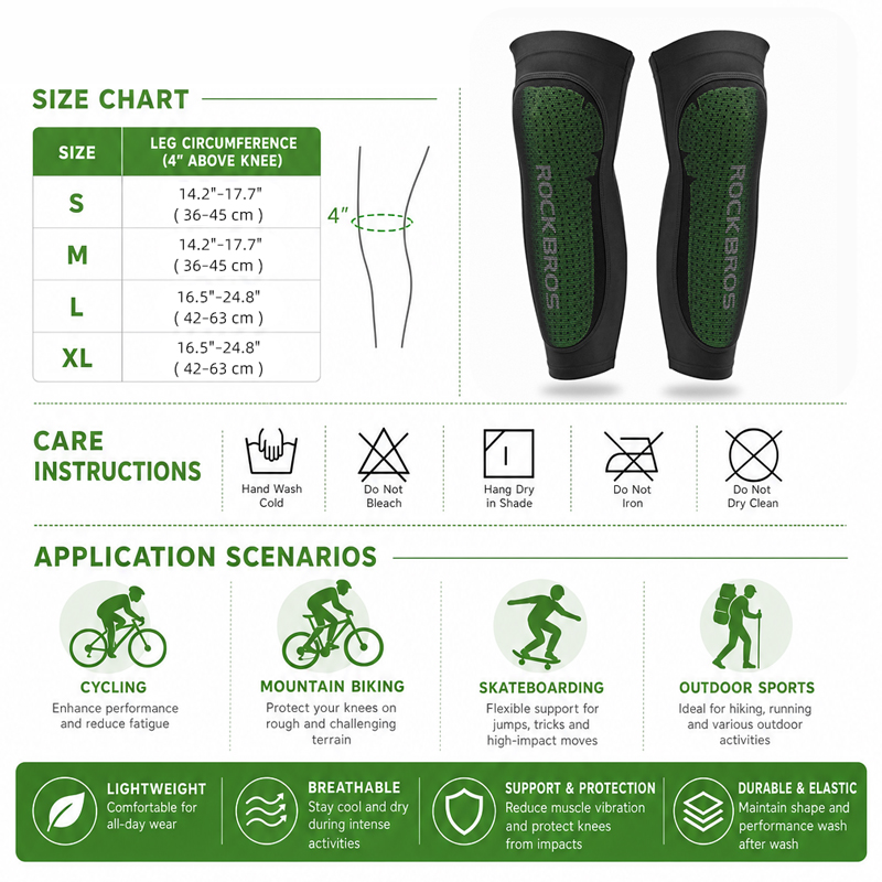 ROCKBROS pelindung lutut seped - Knee Sleeve Pair ulasan dan harga