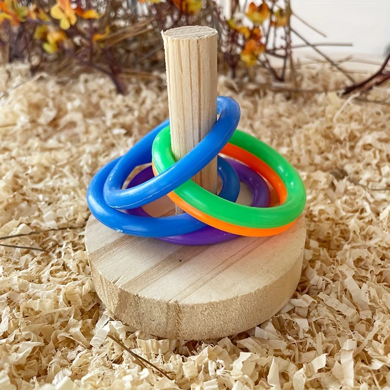 Mainan cincin burung bayan int - Gymnastic Ring Wood ulasan dan harga