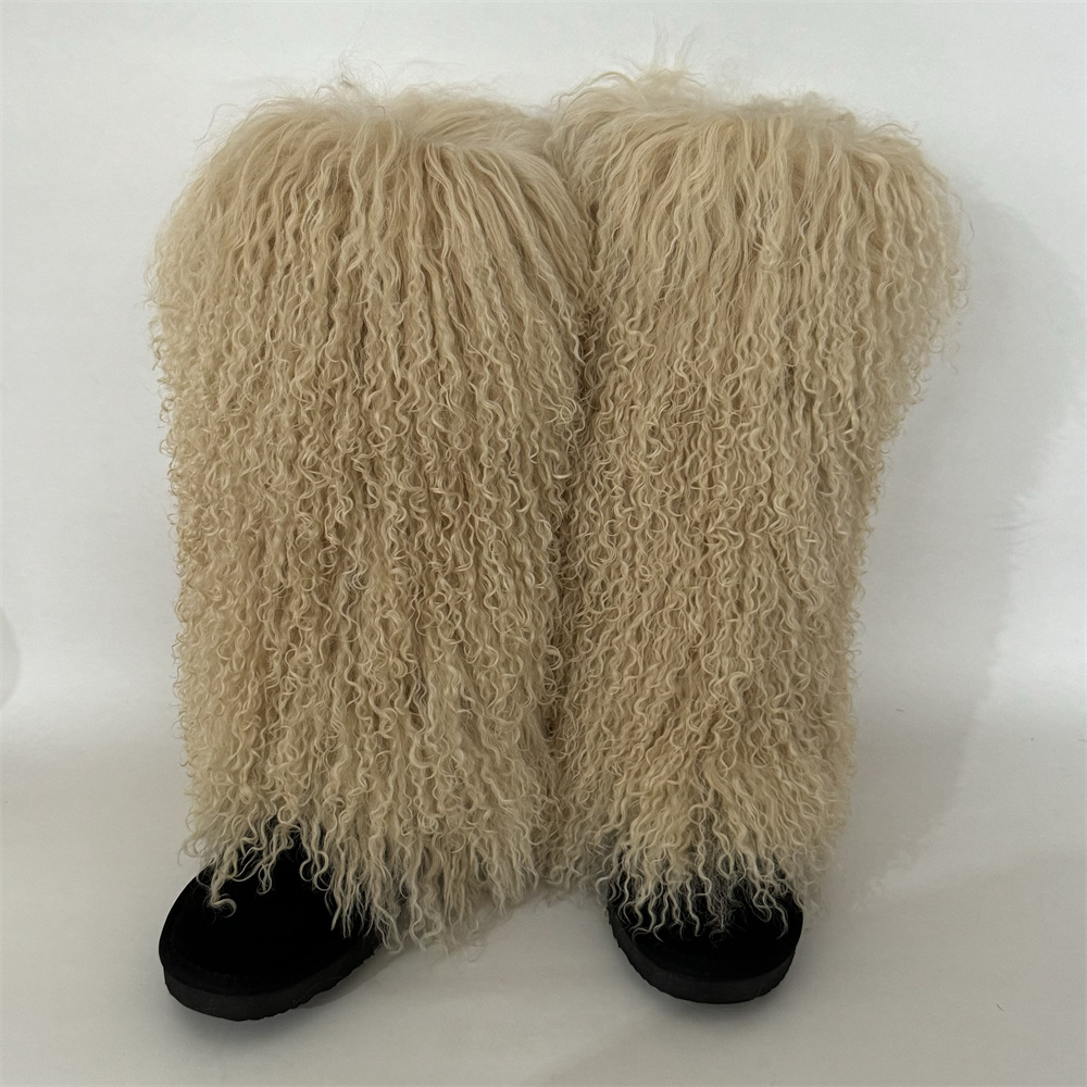 Penghangat Kaki Bulu Mongolia  - Knee Sleeve Pair ulasan dan harga
