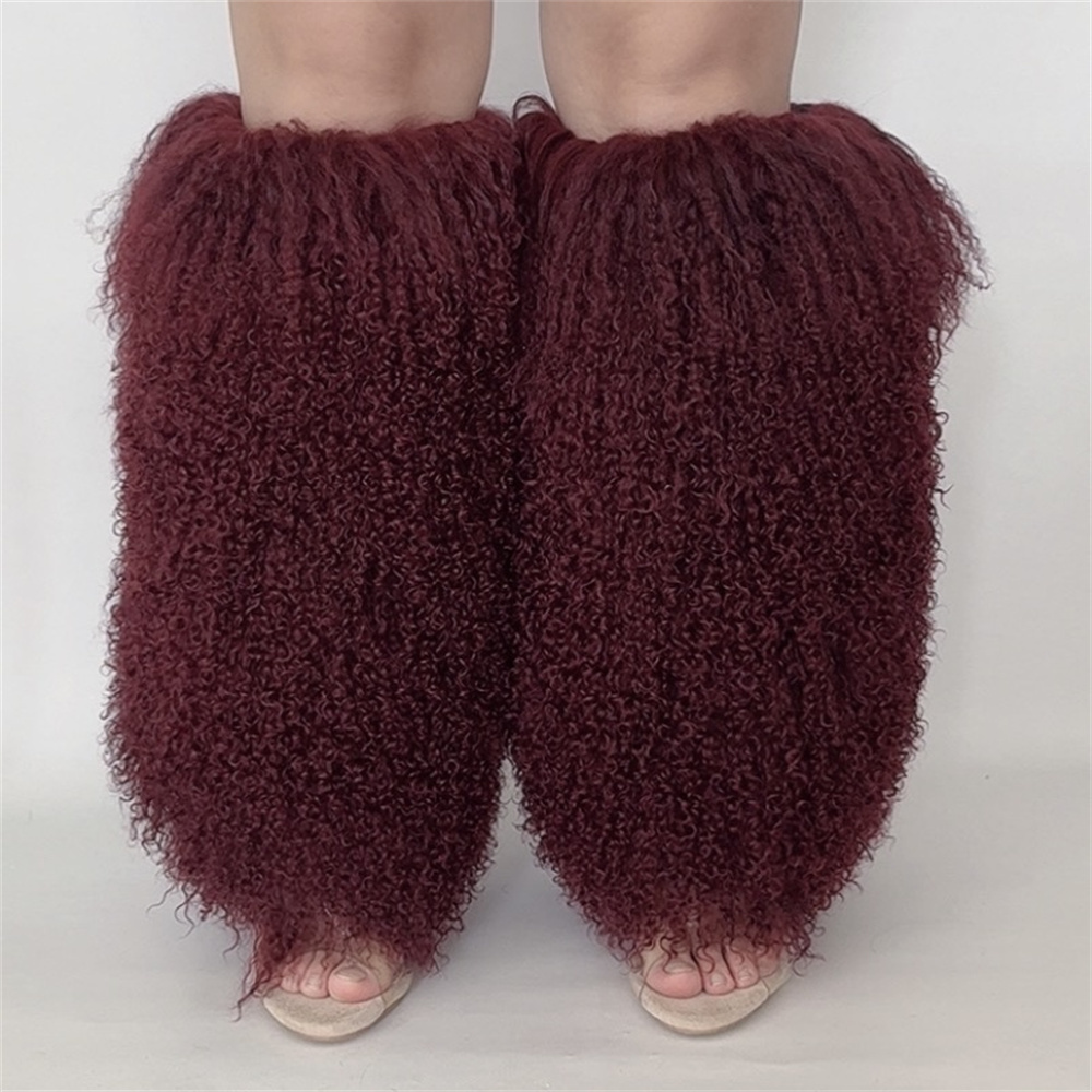 Penghangat Kaki Bulu Mongolia  - Knee Sleeve Pair ulasan dan harga