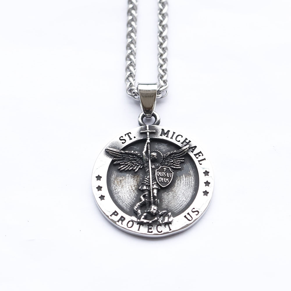 Kalung pria baja antikarat 316 - Battle Rope Anchor ulasan dan harga