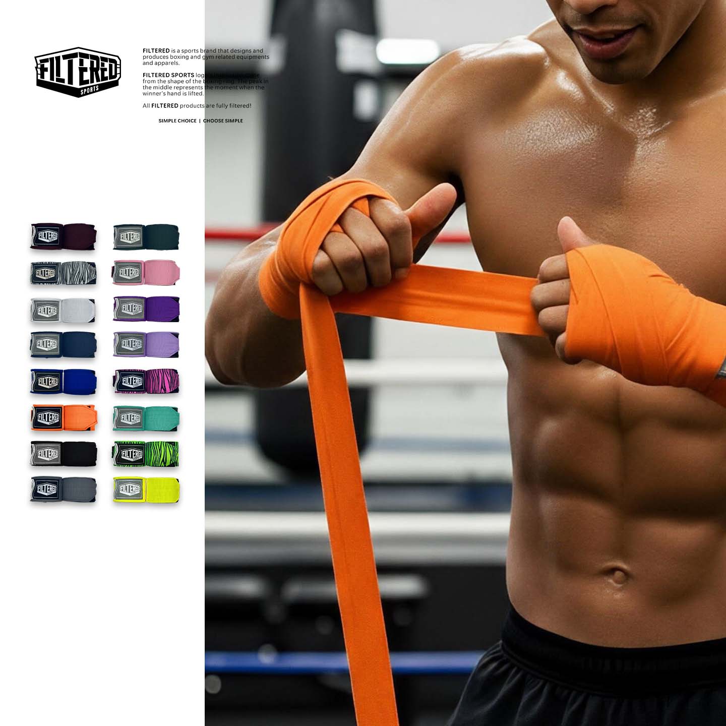 Pembalut Tangan Tinju Profesio - Wrist Wrap Support ulasan dan harga
