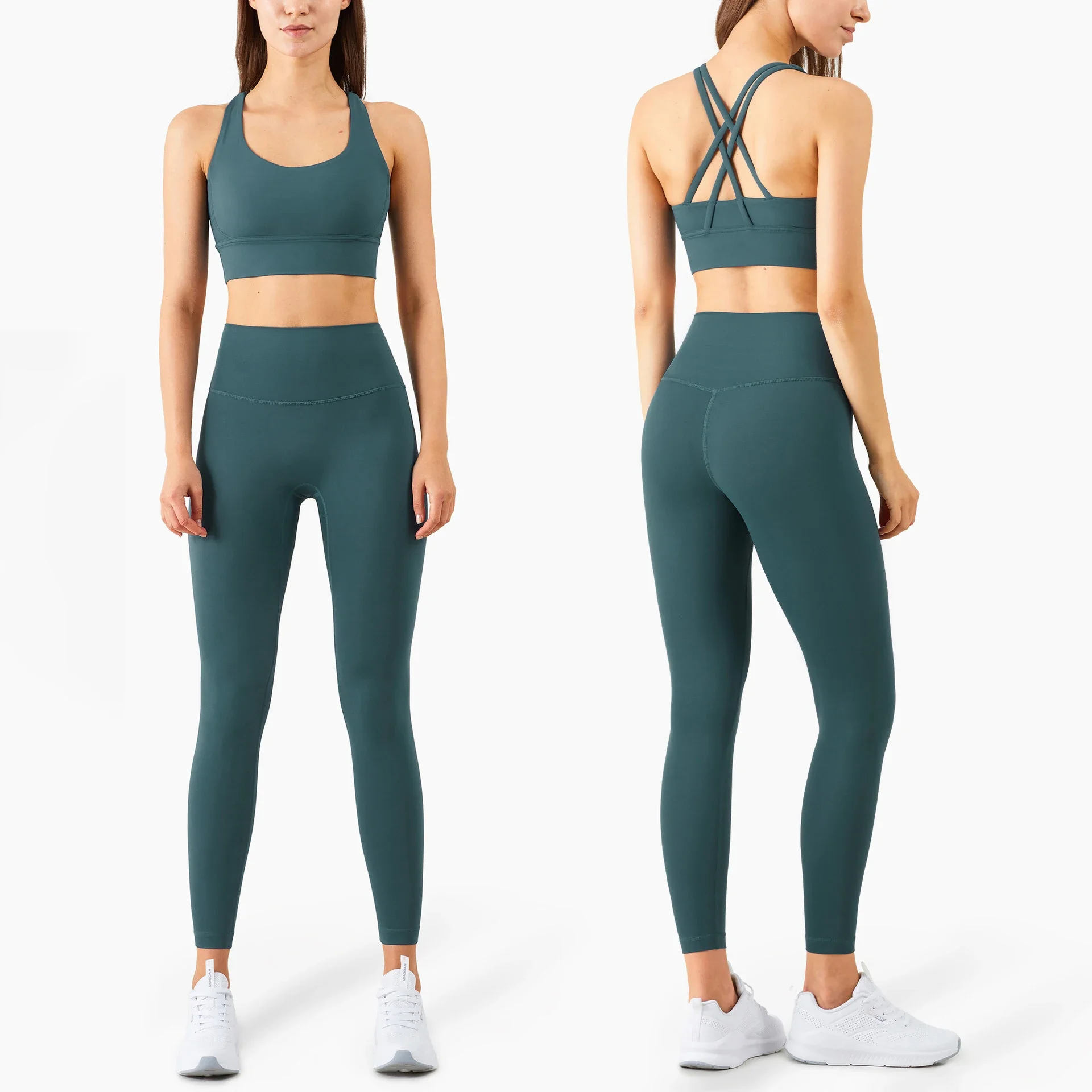 Pakaian Yoga 2 potong baru mus - Crossfit Gym ulasan dan harga