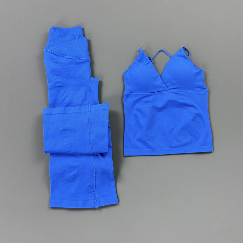2Pcs Set Yoga Wanita Tanpa Jah - Crossfit Gym ulasan dan harga